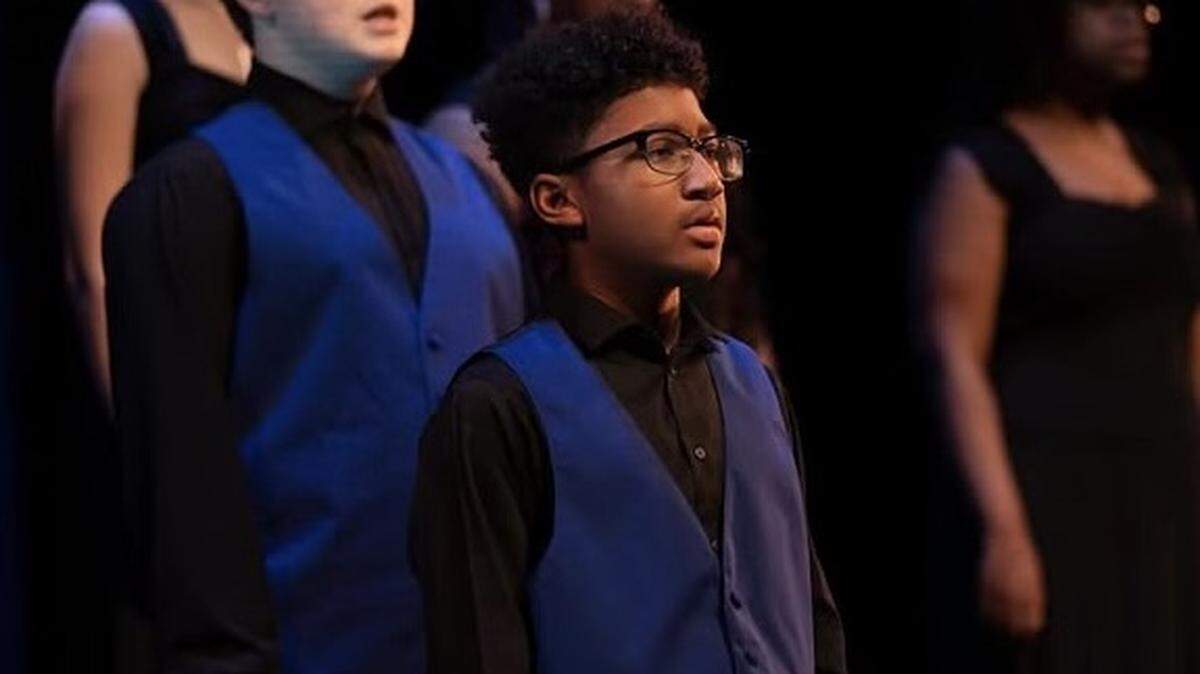 Jarod Rhodes doing what he loved to do most -- performing.