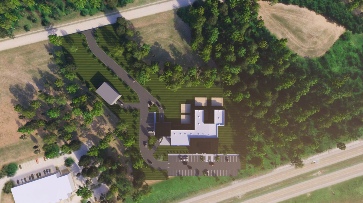 Woolpert Architecture LLC prepared renderings like this one showing the design of the new St. Clair County Animal Control building that will be constructed at 1123 Comwest Parkway in Belleville.