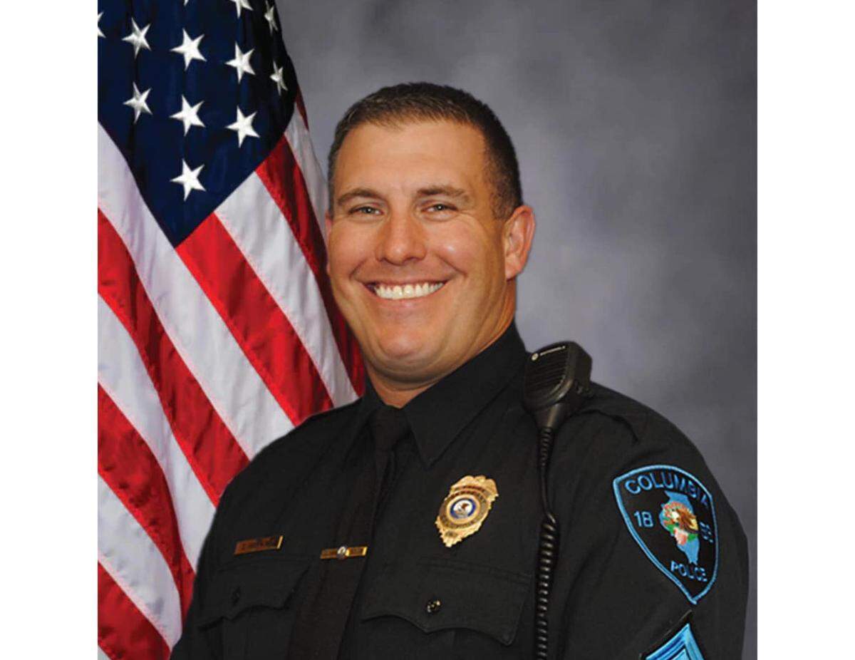 Columbia Police Sgt. Zack Hopkins, who responded within 32 seconds of being dispatched to a crashed airplane.