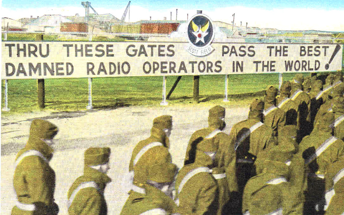 SCOTT FIELD RADIO SCHOOL TRAINED TUSKEGEE AIRMEN: The Tuskegee Airmen were a group of primarily African-American military pilots (fighter and bomber) and support Airmen who fought in World War II. They formed the 332d Fighter Group and the 477th Bombardment Group (Medium) of the United States Army Air Forces (USAAF). The term “Tuskegee Airmen” also applied to the navigators, bombardiers, mechanics, instructors, crew chiefs, nurses, radio operators/mechanics, cooks, and other support personnel. The Tuskegee Airmen received praise for their excellent combat record earned while protecting American bombers from enemy fighters in the European Theater of Operations.. The group was awarded three Distinguished Unit Citations.