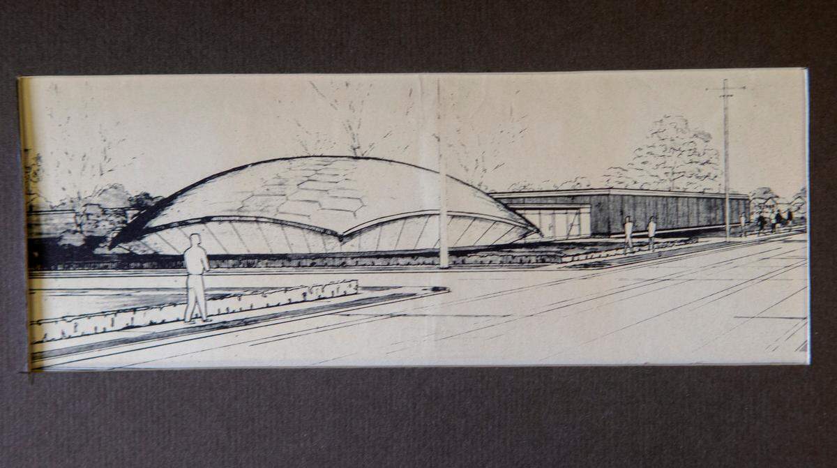 An artist sketch of the Mary Brown Center, one of the projects the Prestons worked on.