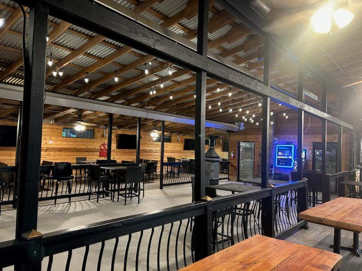 View of the enclosed patio area