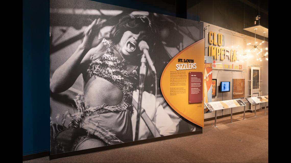 The St. Louis Sound exhibit at the Missouri History Musem features a section on Ike & Tina Turner, who met in East St. Louis