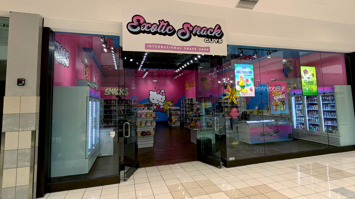 Exotic Snack Guys specializes in international snacks and beverages from more than 40 countries and is now open at St. Clair Square mall in Fairview Heights.