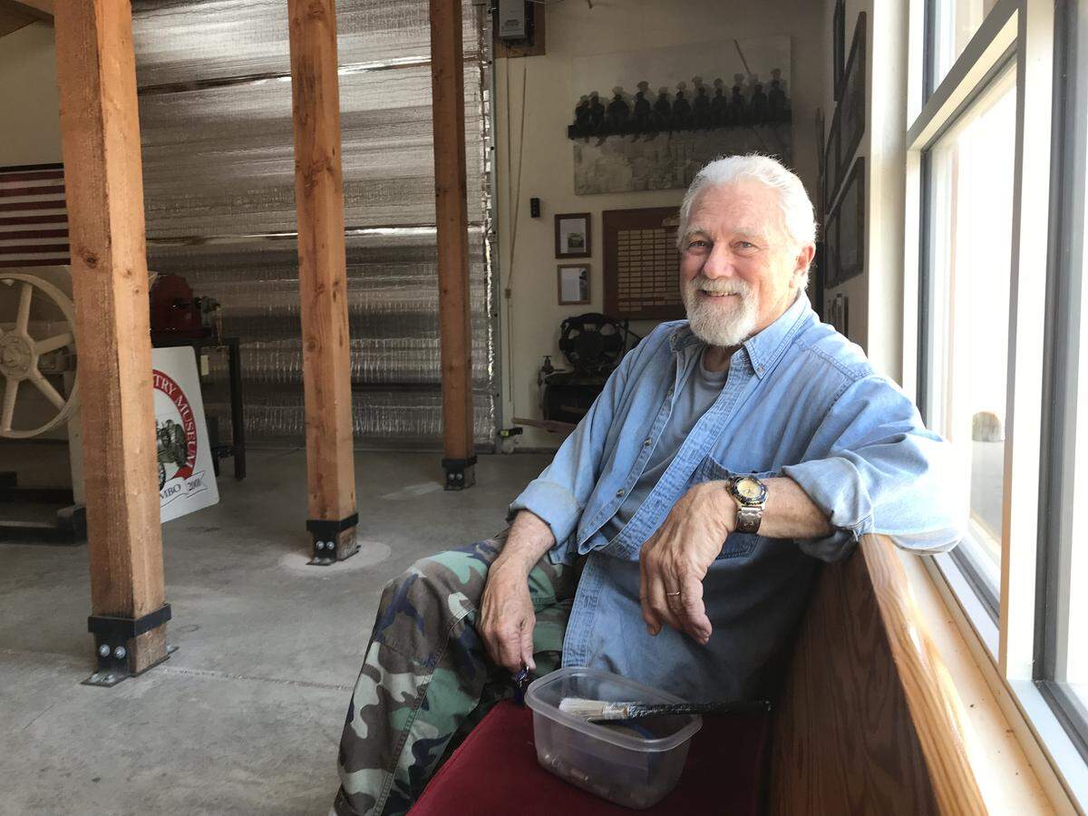 Bob Poole, a museum volunteer, heard heavy footsteps on the upper floor of Belleville's Labor and Industry Museum. He went to see who was walking around, and no one was there.