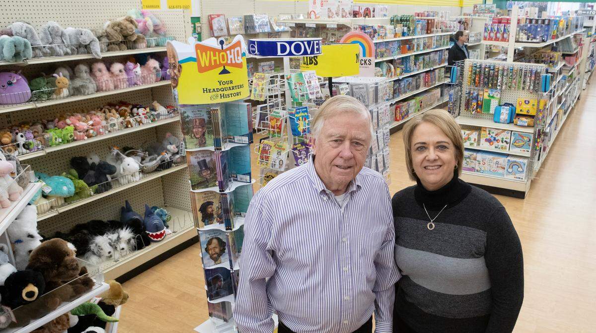John Conkright and Beth Wamble will be retiring and closing Ben’s at 112 E. Main St. in downtown Belleville. Conkright opened a Ben Franklin at the location in 1976.