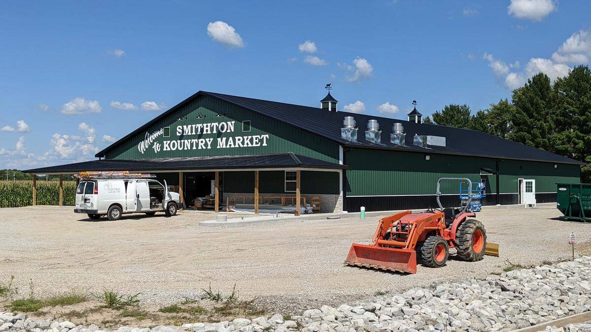 Smithton Kountry Market close to the completion of construction in late August