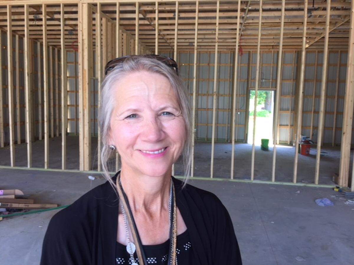 Pat Hogrebe, executive director of the Belleville Council of the Society of St. Vincent DePaul, expects the group’s new drop-in center for homeless people will be finished by Oct. 1. It is located next to the group’s outreach center at 3718 State St. in East St. Louis.