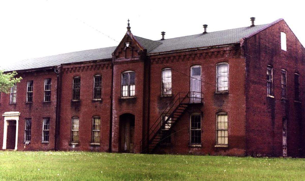 Local historian Judy Belleville took this photo in 1977 at St. Clair County Poor Farm, which had closed in 1955. Today, the property is part of Melvin Price Memorial Park in Swansea.