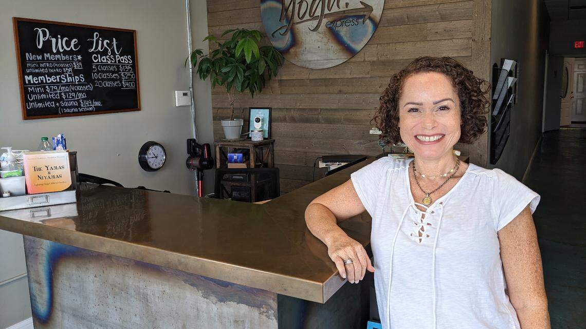 Go Yoga! Express owner Kellie Mathes