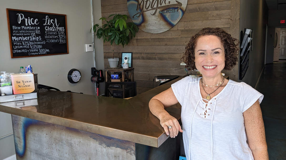 Go Yoga! Express owner Kellie Mathes