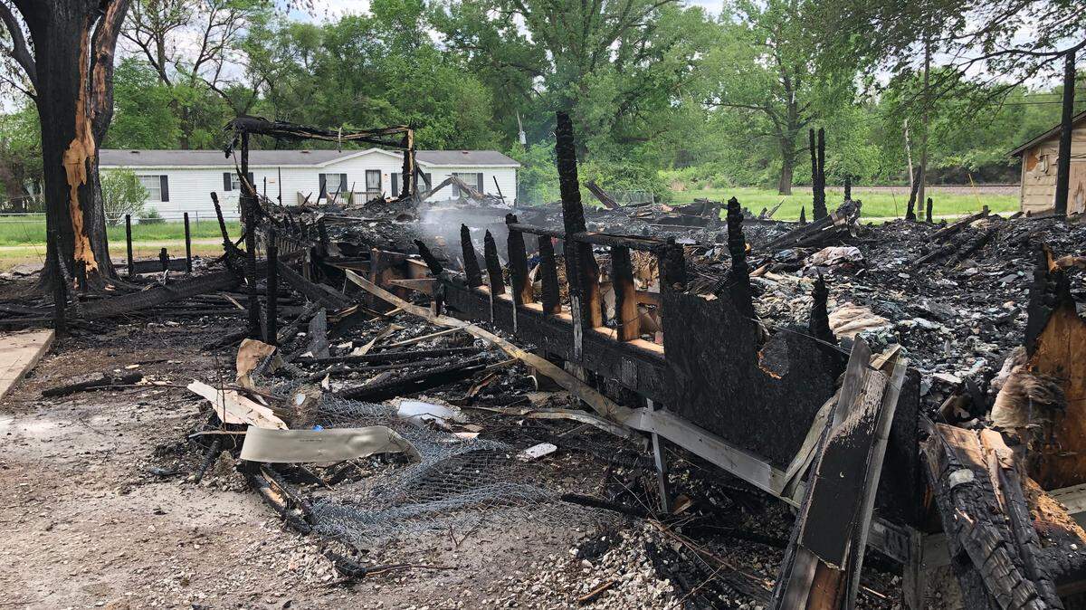 A trailer belonging to Alorton Mayor JoAnn Reed has caught fire three times. It burned to the ground early Saturday morning. The fire chief has called the fires "suspicious."