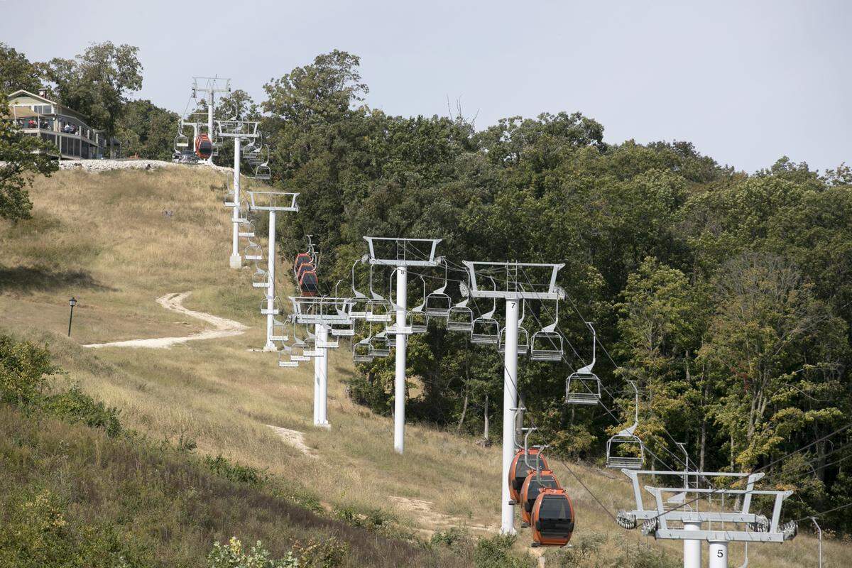 Different tourist attractions like the Skytour, a “one-of-a-kind” chair lift in the center of the town that leads up to the bluffs above the city, are hoped to attract year-round tourists to Grafton.