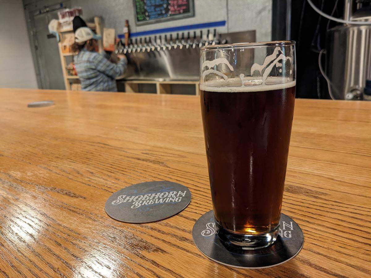 The 215 to Louisville Kentucky Common is one of the beers brewed at Shoehorn Brewing.