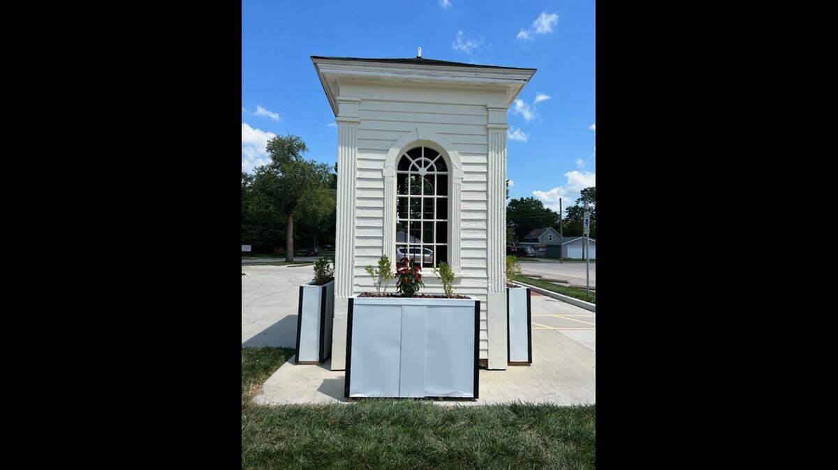 Highland’s restored bell tower at City Hall