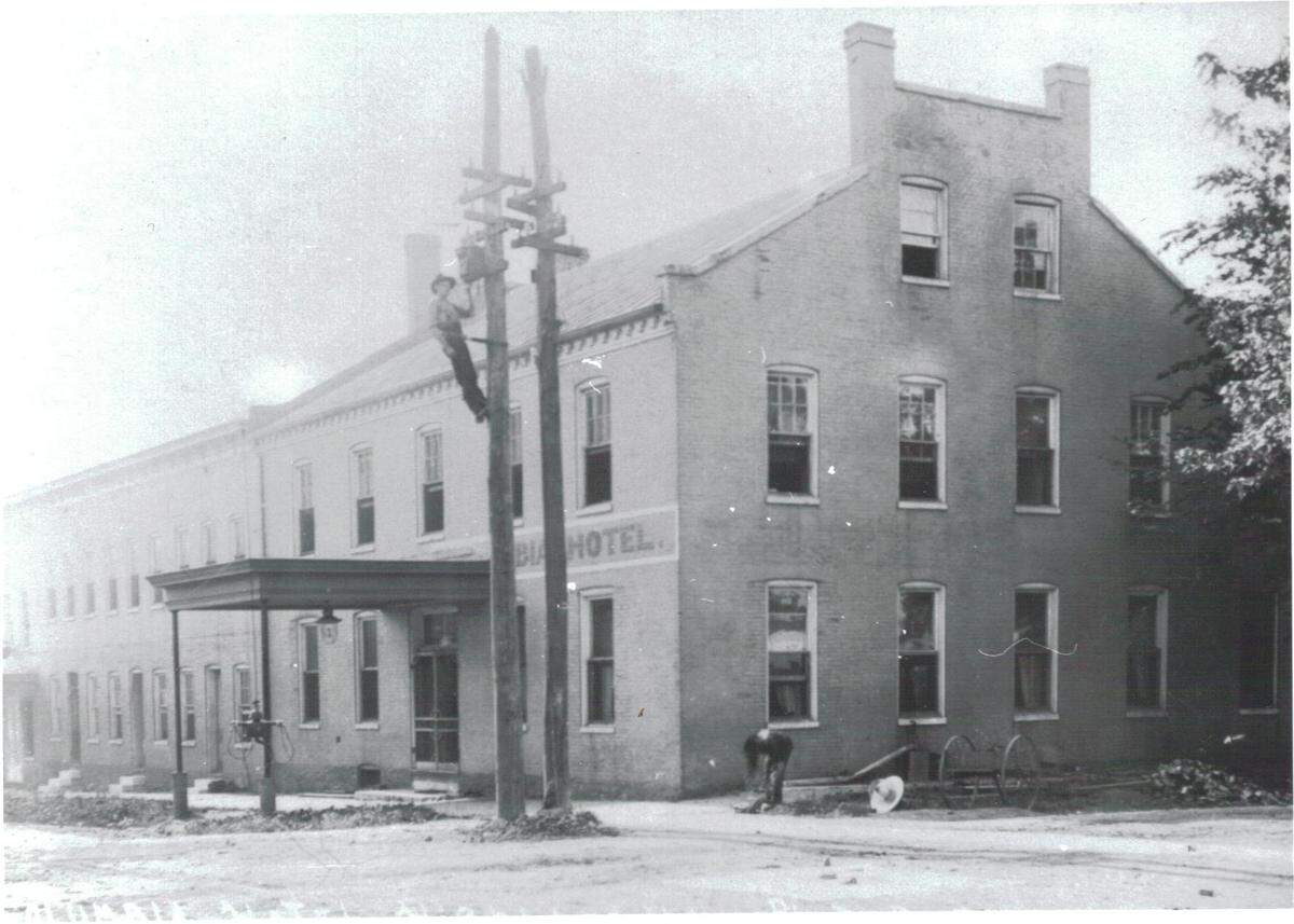 Pictured is 800 Broadway in Highland where the Columbia Hotel used to be located on the southeast corner of Main and Walnut streets. It is now known as the Eagle Inn Apartments, which has fallen into disrepair. Now a developer has purchased the property and will be investing $1.4 million to rehabilitate and develop the property into a smaller number of luxury apartments.