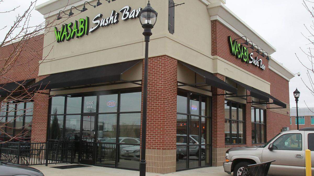 Exterior view of the Wasabi Sushi Bar in Fairview Heights