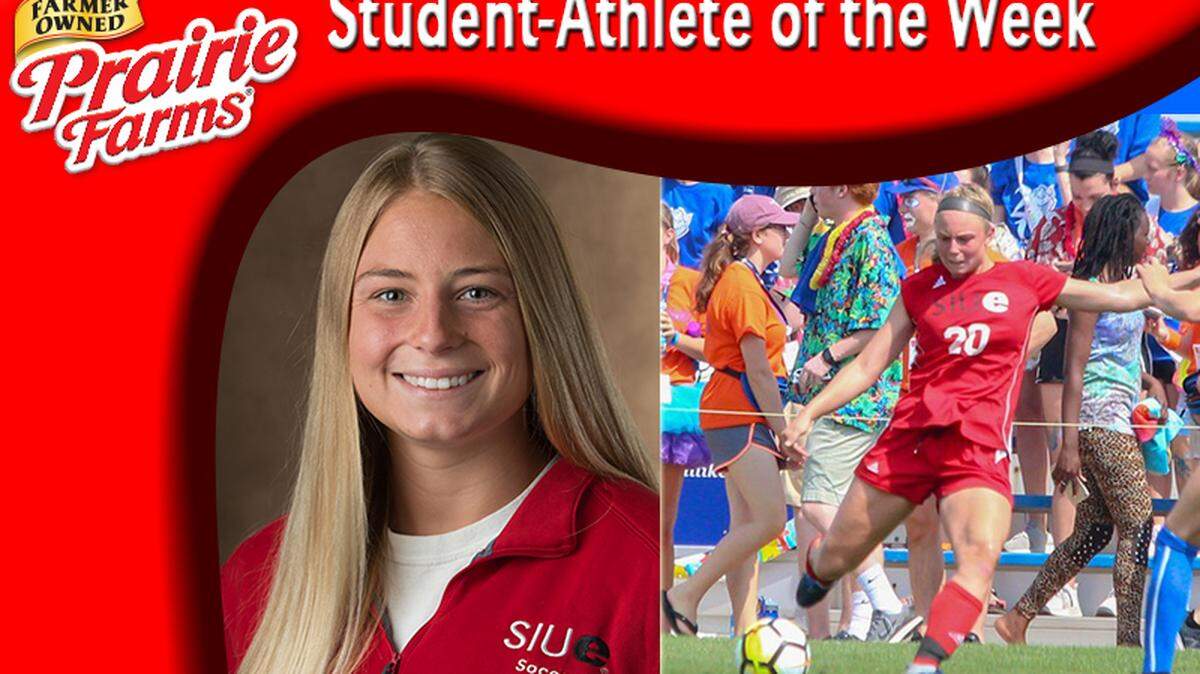 Courtney Benning of the SIUE women’s soccer team is named SIUE’s student-athlete of the week.