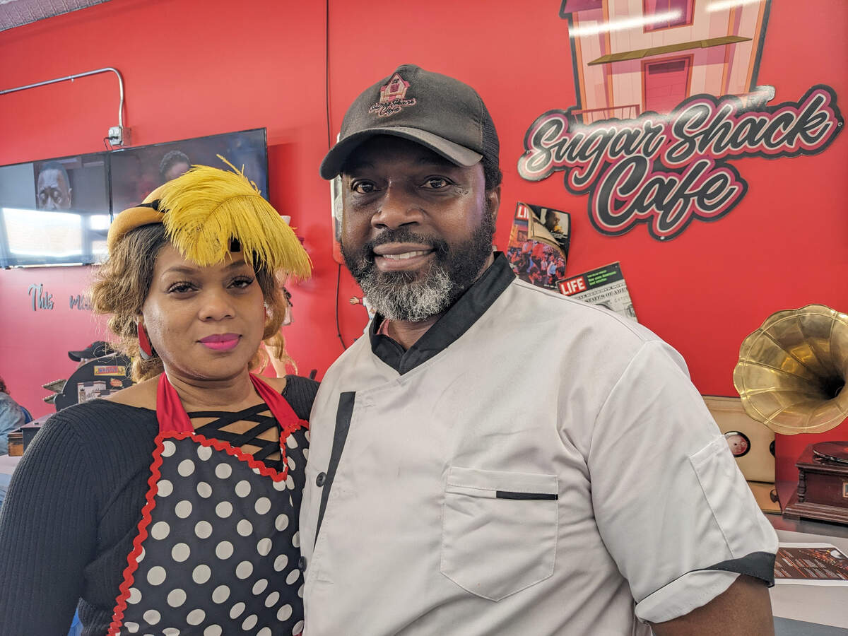 The Sugar Shack Café owners Trecie Wilson and Steven Perkins