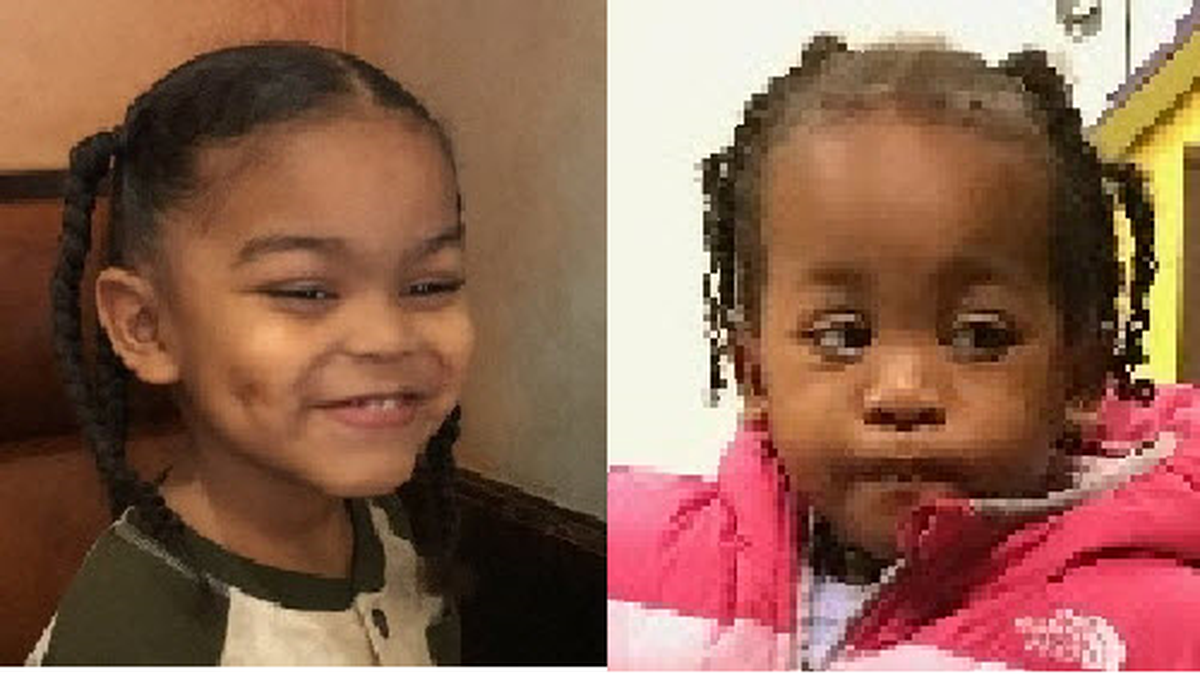 Three-year-old Lynn Roby and 2-year-old Jordyn Washington are believed to be in danger.