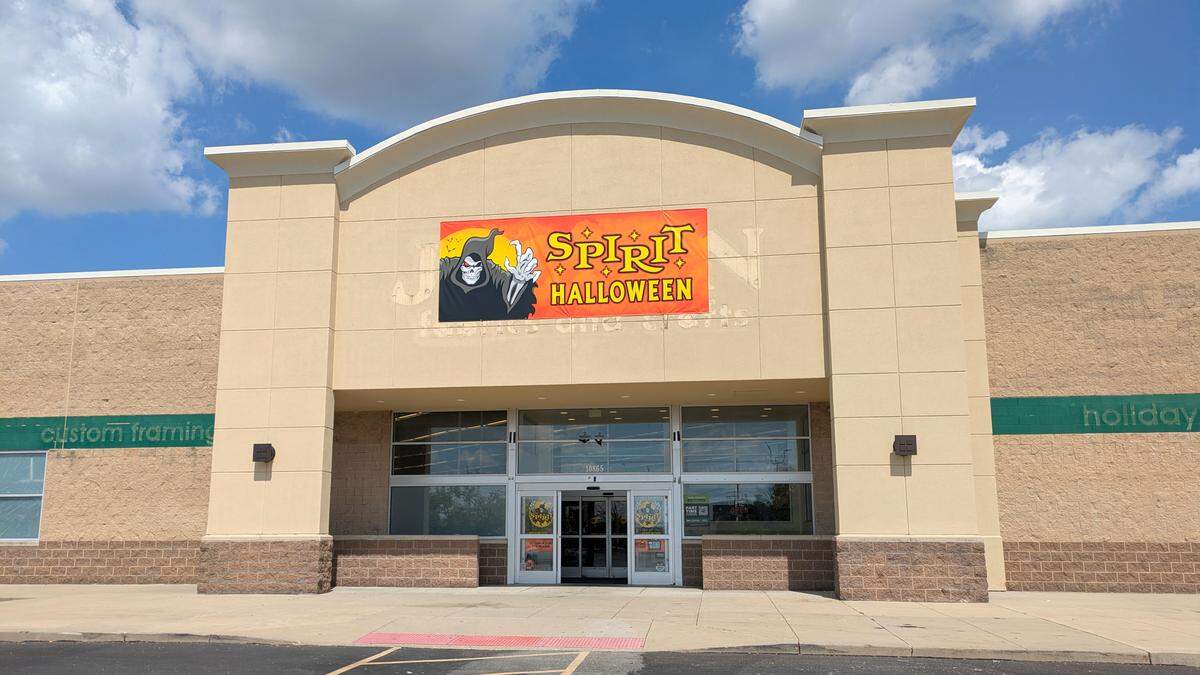 Spirit Halloween is now open at the former Joann store site in Fairview Heights. 