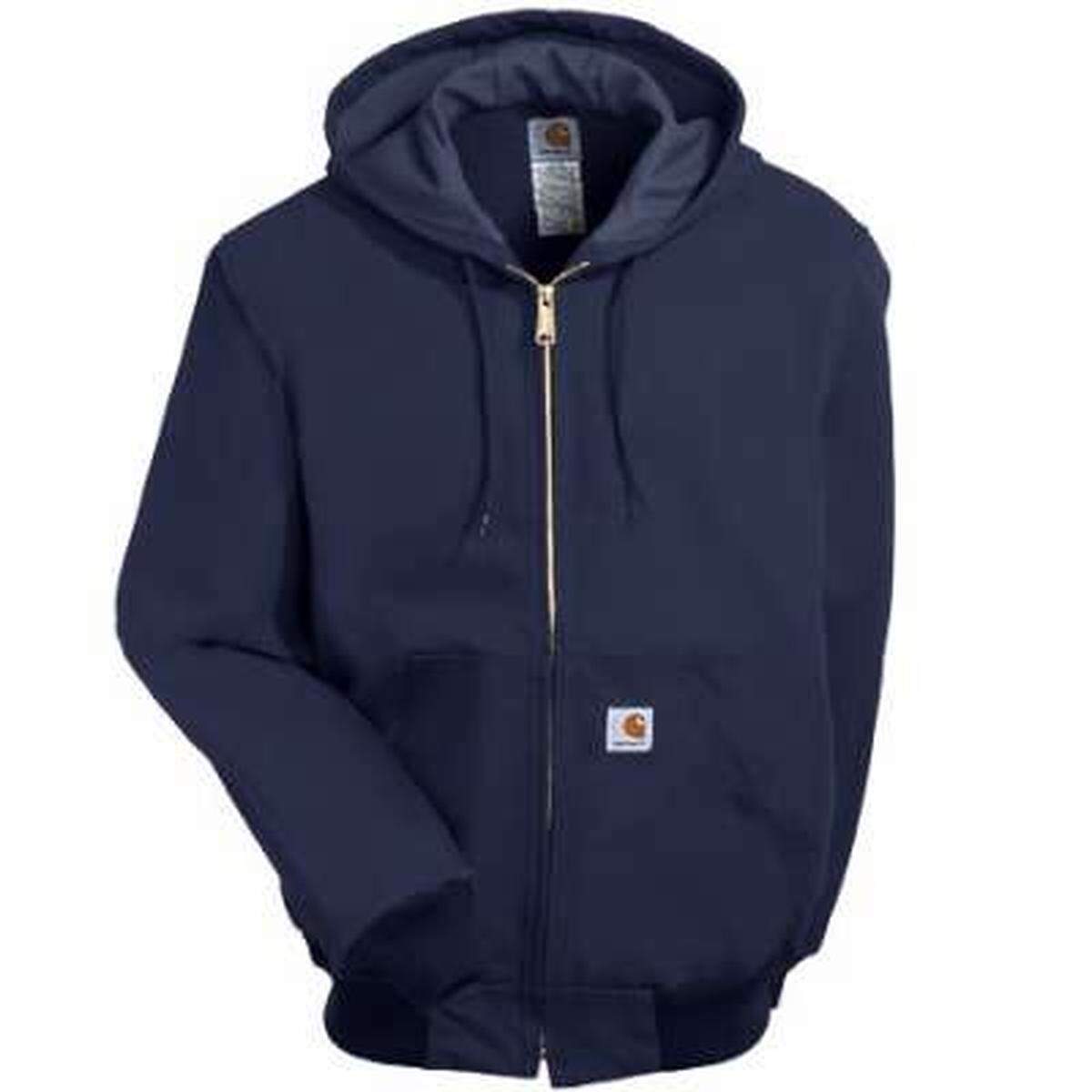 Carhartt es conocida por su ropa de trabajo de uso rudo, que incluye chaquetas, overoles, batas, ropa resistente al fuego y prendas de cacería.