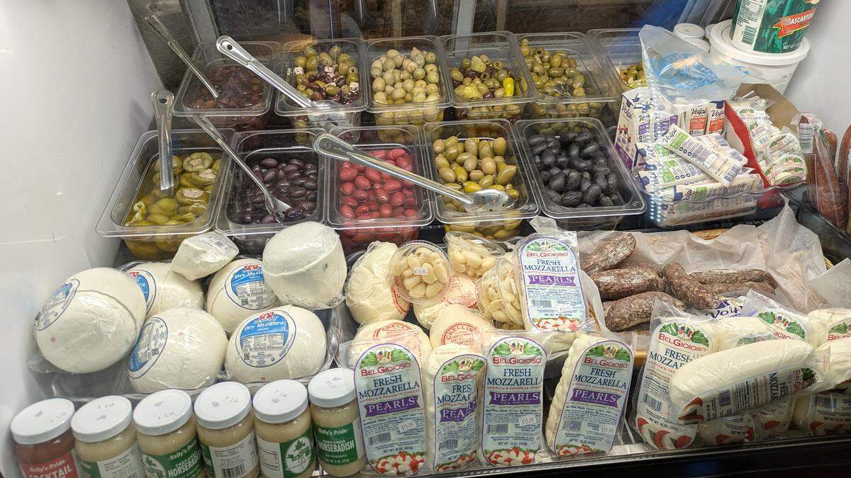 Spirito's in Collinsville has an olive bar and a wide selections of cheeses and meats.