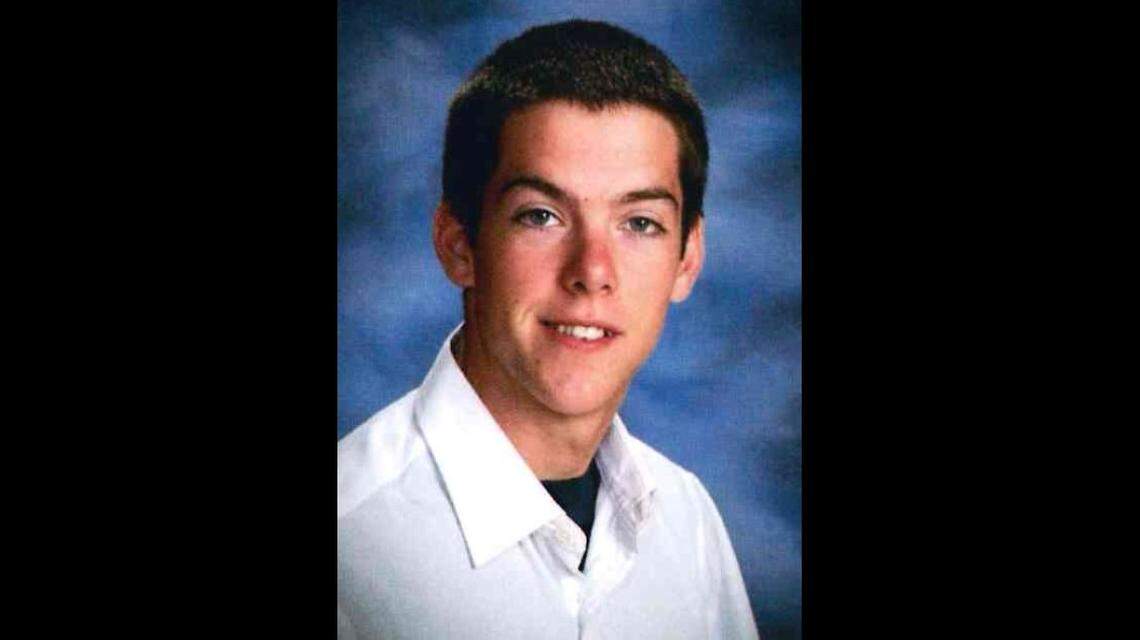 Jonah Matthews is shown in his senior photo at Waterloo High School. He graduated in 2014, five years before he was fatally struck by a train.