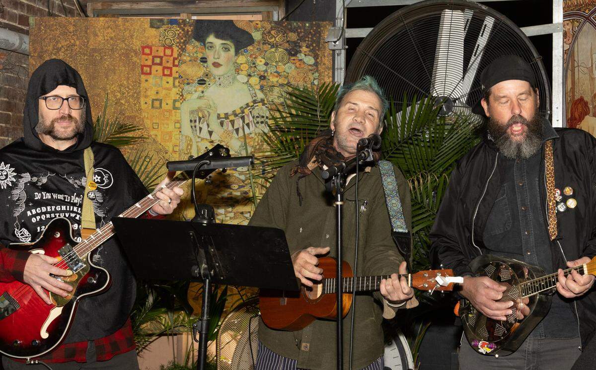 Local band the Bog Rats play a set on one of the three stages at Spaces in Belleville on Halloween. It was the band’s first show after a hiatus, to the great joy of the crowd.