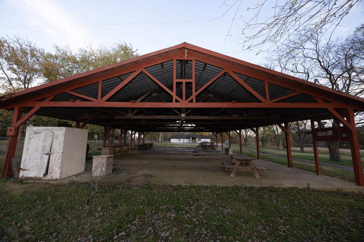 The George E. Hilgard American Legion Post 58 in Freeburg, also known as the Freedom Farm, has badly deteriorated in recent years.