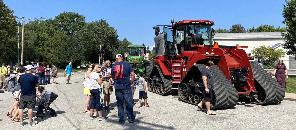 The annual “Touch-A-Truck” on Saturday, Sept. 10, at the Community Park in O’Fallon drew between 700-900 children who could climb on the vehicles and get information about the truck’s use in the community. The city’s Parks and Recreation Department sponsors this event.