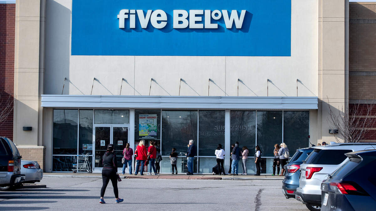 Five Below wants to open a new store in a shopping strip next to Montgomery Plaza.