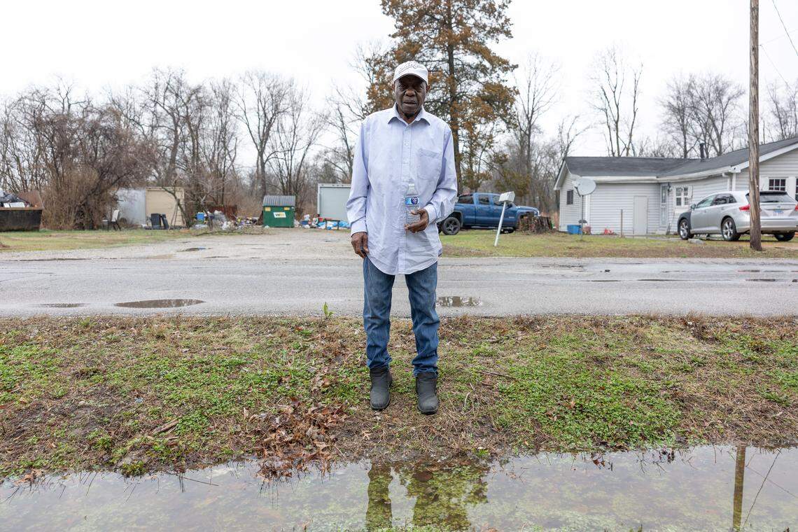 Cahokia Heights resident William McNeal says he has relied on bottled water for years because he does not trust the tap water in his home.
