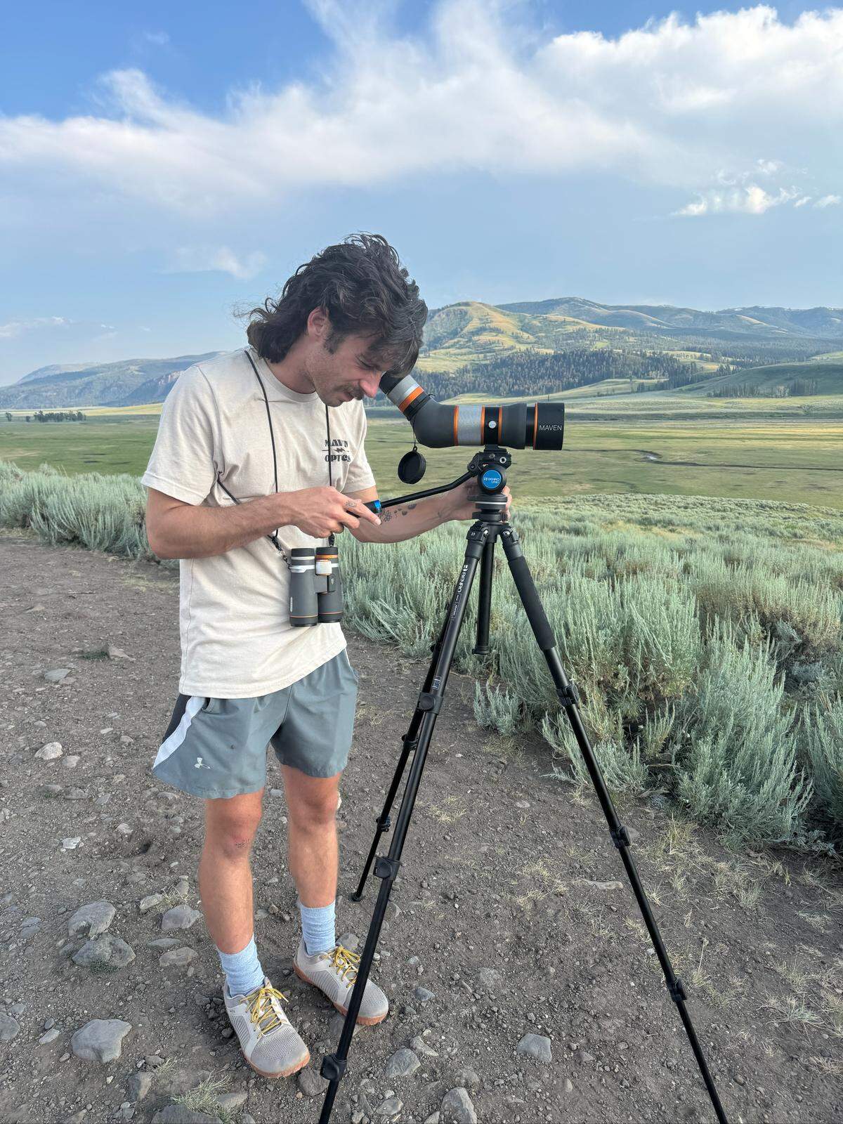 After a year of birdwatching, Quentin Reiser said he’s more attuned to everything, “whether it’s some crazy human behavior or it’s a funky bird out there that you want to take a look at.”