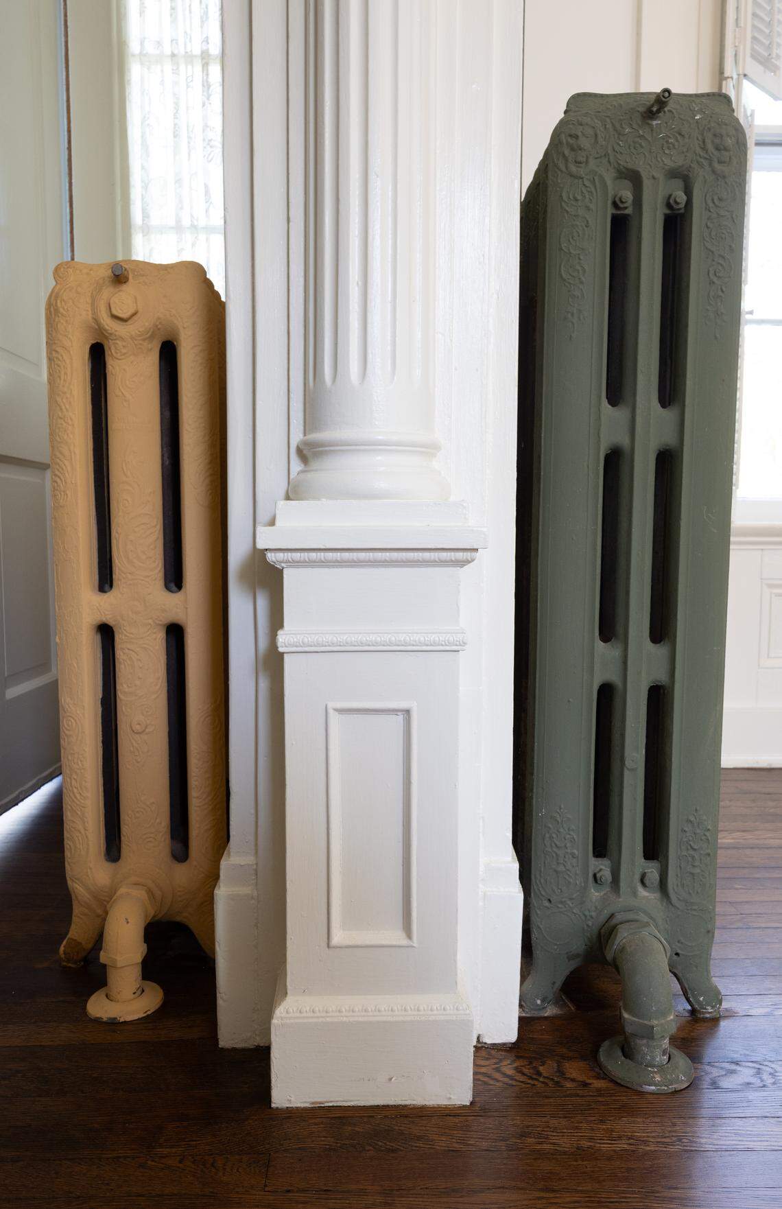 Radiators are found in virtually every room of the house.