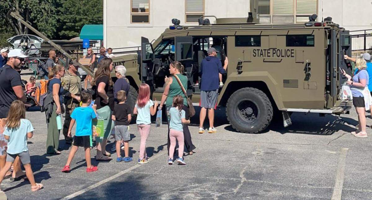 The fifth annual Touch a Truck sponsored by the Parks and Rec Department took place Saturday, Sept. 9. Photo provided