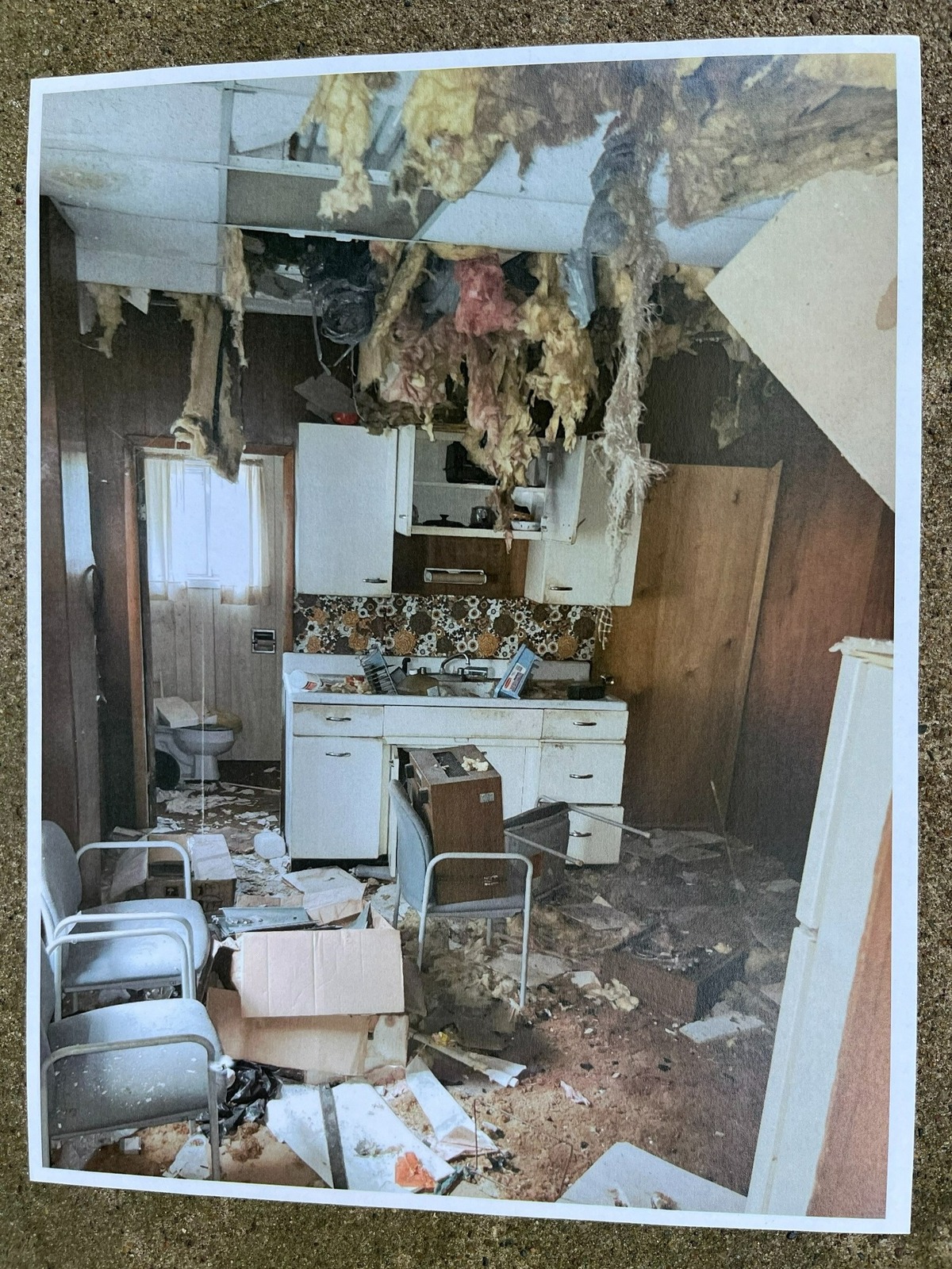 One of about 80 photos taken by Scott Tyler, the city of Belleville’s director of health, housing and building, inside a derelict building at 1013 W. Main St. that is slated for demolition.