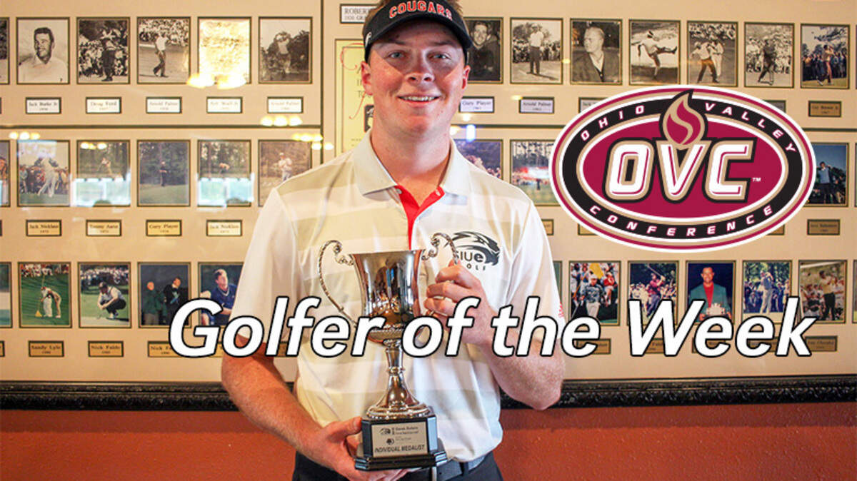 Kyle Slattery of the SIUE mens golf team earns his second straight OVC Golfer of the Week award.