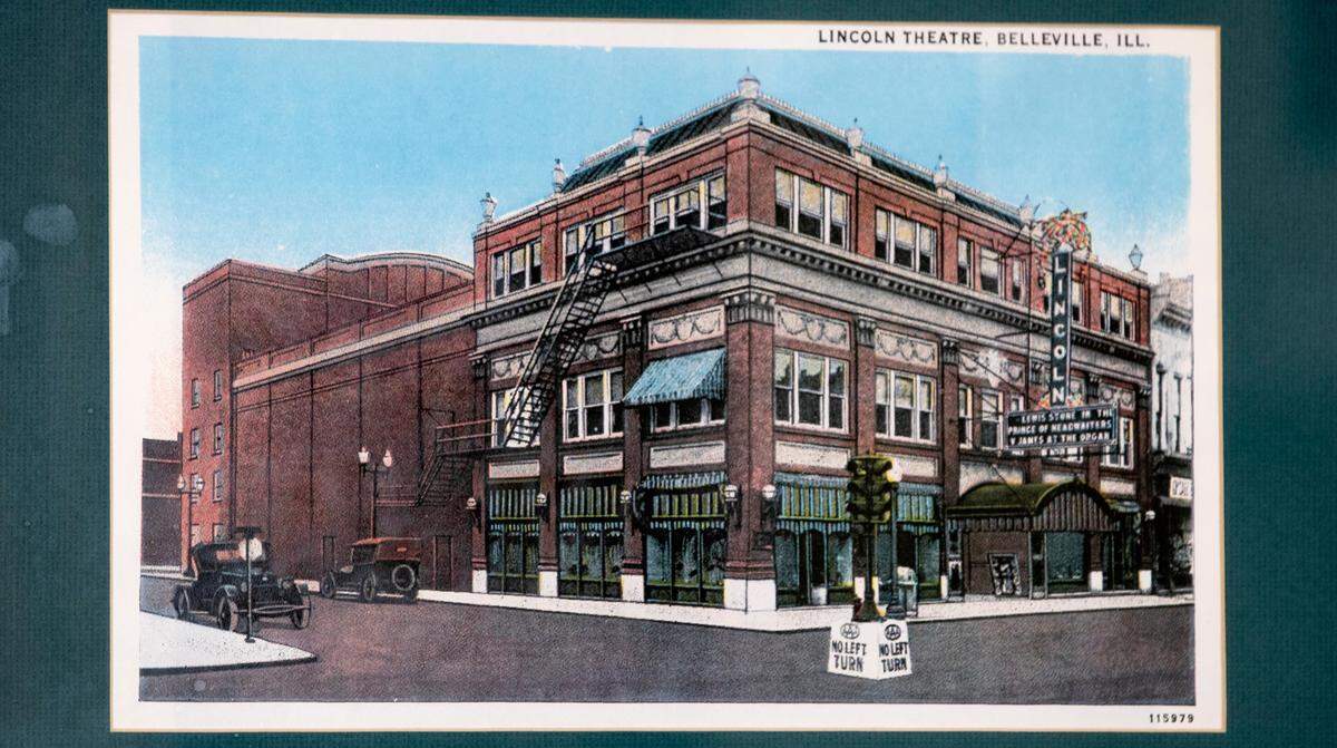 Mullen Building Corp. opened the Lincoln Theatre in 1921 on the corner of East Main and North High streets in downtown Belleville, as shown in this colorized postcard from the early days.
