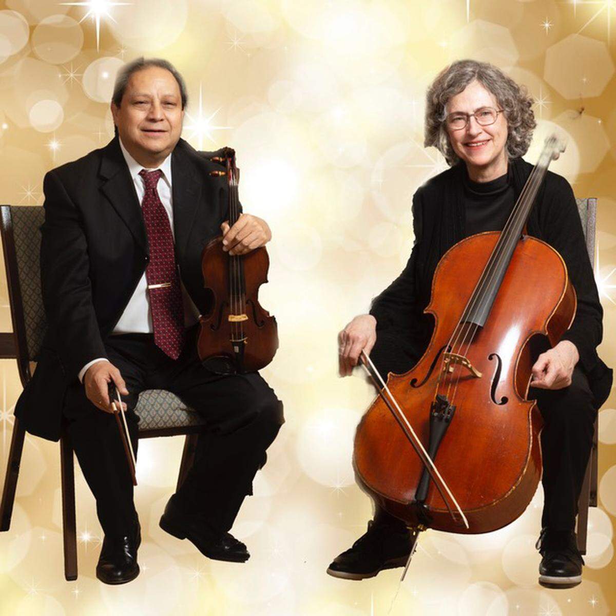 Violinist Manuel Ramos and cellist Catherine Lehr-Ramos, formerly of the St. Louis Symphony Orchestra, perform at Union United Methodist Church on Sunday, Dec. 18.