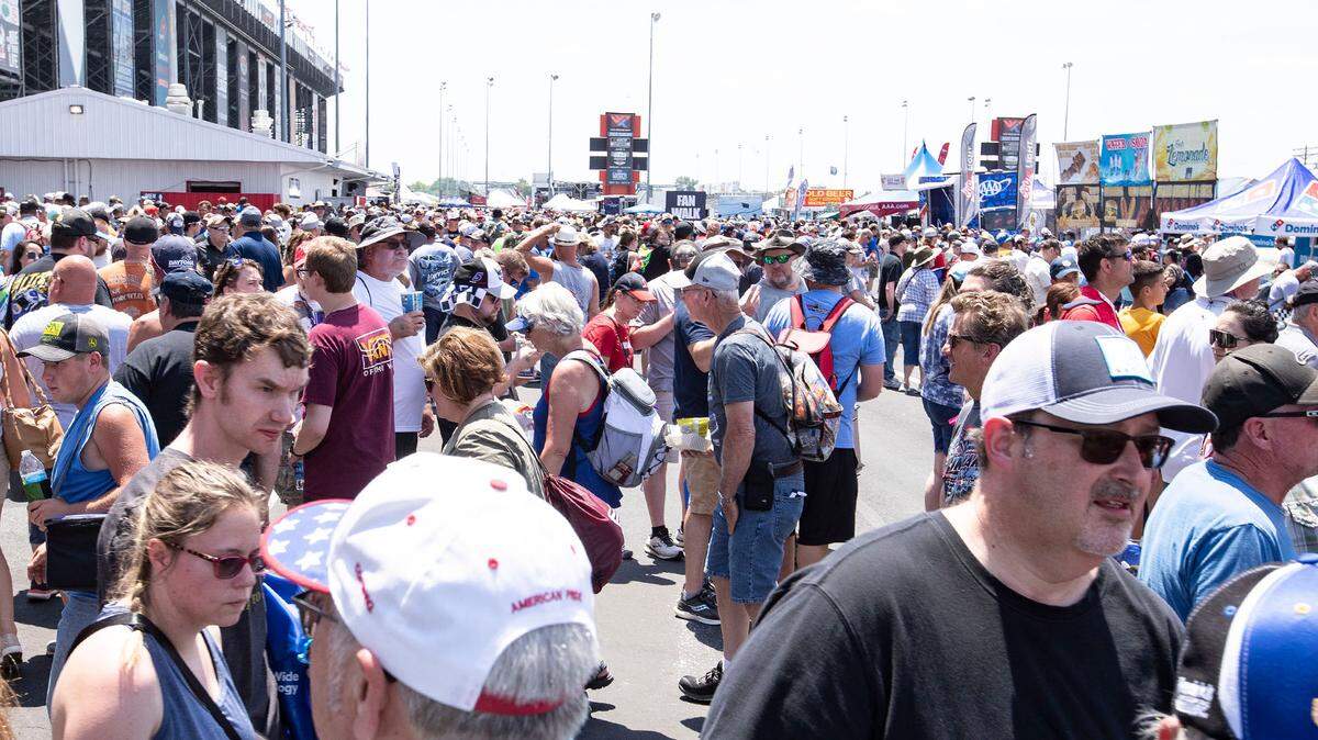 Fans flocked to World Wide Technology Raceway in Madison on Sunday for the Enjoy Illinois 300, which was the first time the top drivers from the NASCAR Cup Series raced in the St. Louis area. For all race results, go to BND.com.