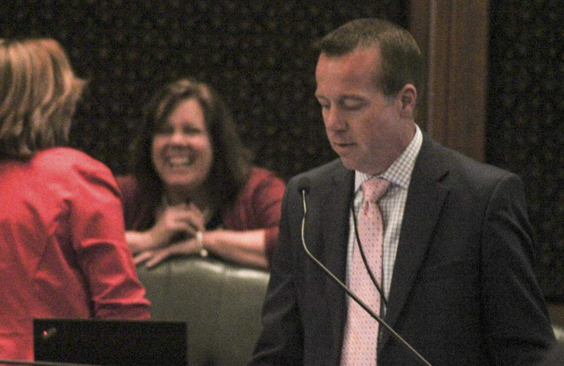 Nathan Reitz, Democrat from Steeleville.