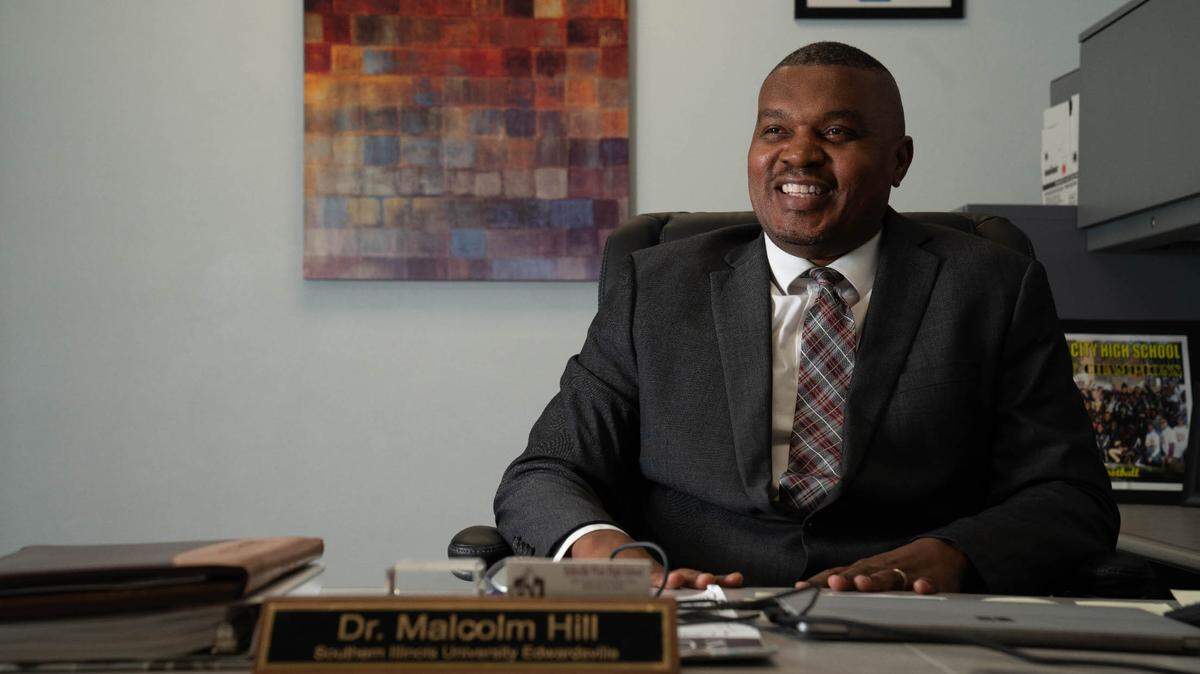 Malcolm Hill is the new principal at Belleville West High School.