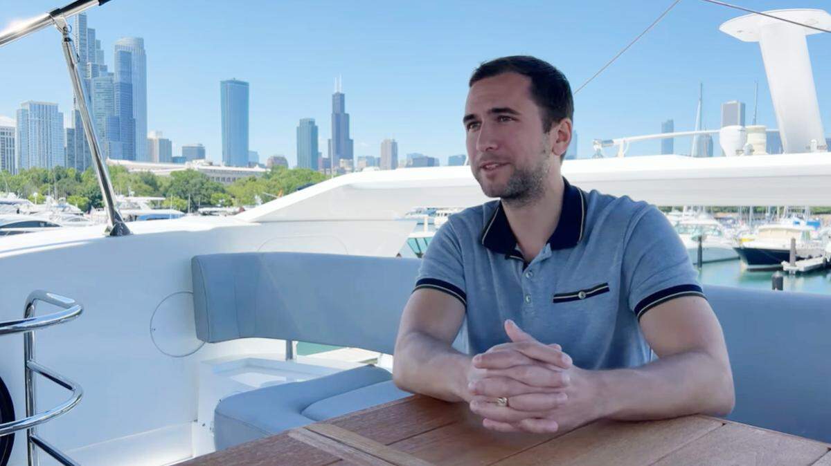 Entrepreneur Jeff Rehberger is shown in a screenshot from an interview on his YouTube channel, “Jeffro,” where he discusses his experiences in gambling, marijuana and other industries.