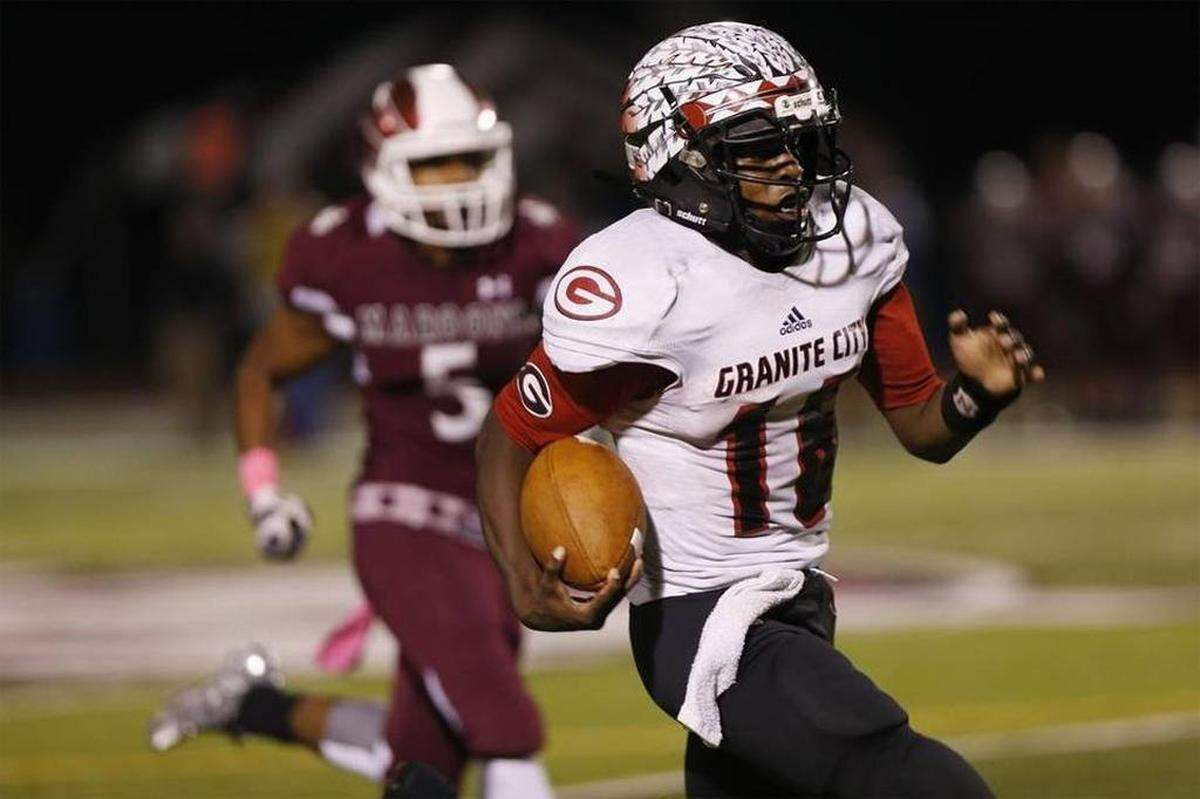 New Granite City football coach Brad Hasquin is looking forward to having QB Freddy Edwards back on the field this year.