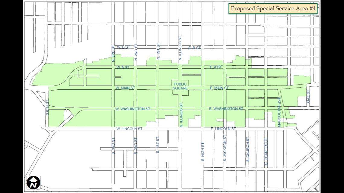 Downtown Belleville parking garage part of debate over proposed taxing district