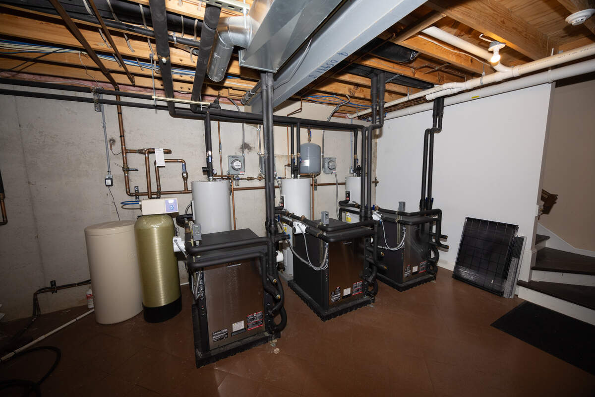The home comes with multi-zoned HVAC, meaning no matter the time of year, no part of the 14,000 sq. ft. home will be without air conditioning.