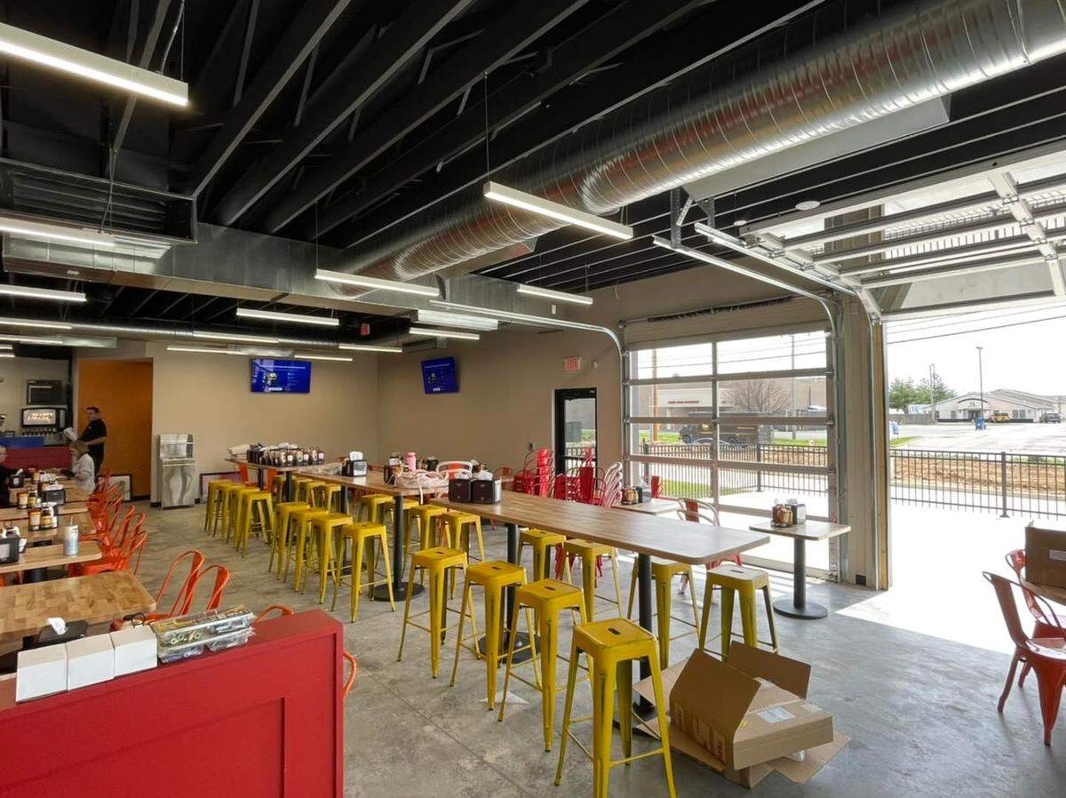Hi-Pointe Drive-In has opened its first Illinois location at 630 W. U.S. 50 in O’Fallon. The St. Louis-based burger and sandwich joint was created by the team behind Sugarfire Smokehouse and Chicken Out. The owners are Jackie Roach, Mike Johnson, Charlie Downs and Ben Hillman.