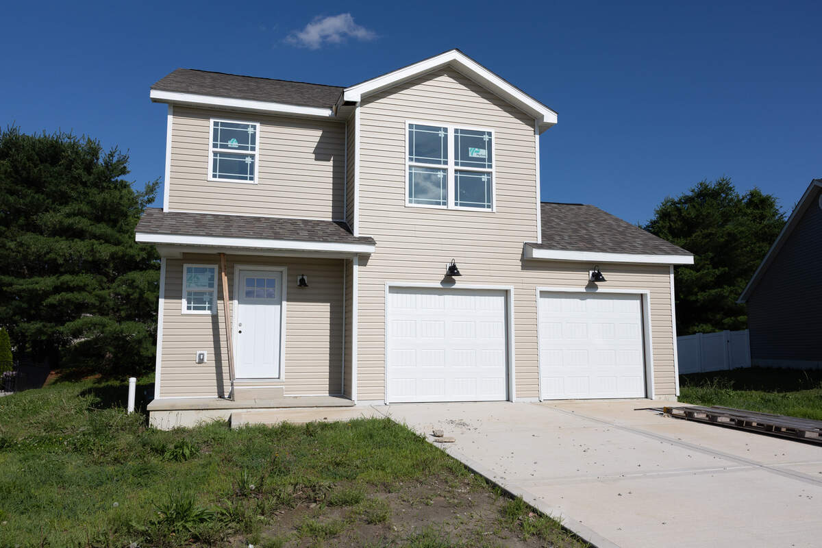 Dieterich Bank is foreclosing on a 2024 construction mortgage obtained by C.A. Jones, Inc. to build this home at 1514 Orchard Lakes Circle in Belleville. The project hasn’t been completed.