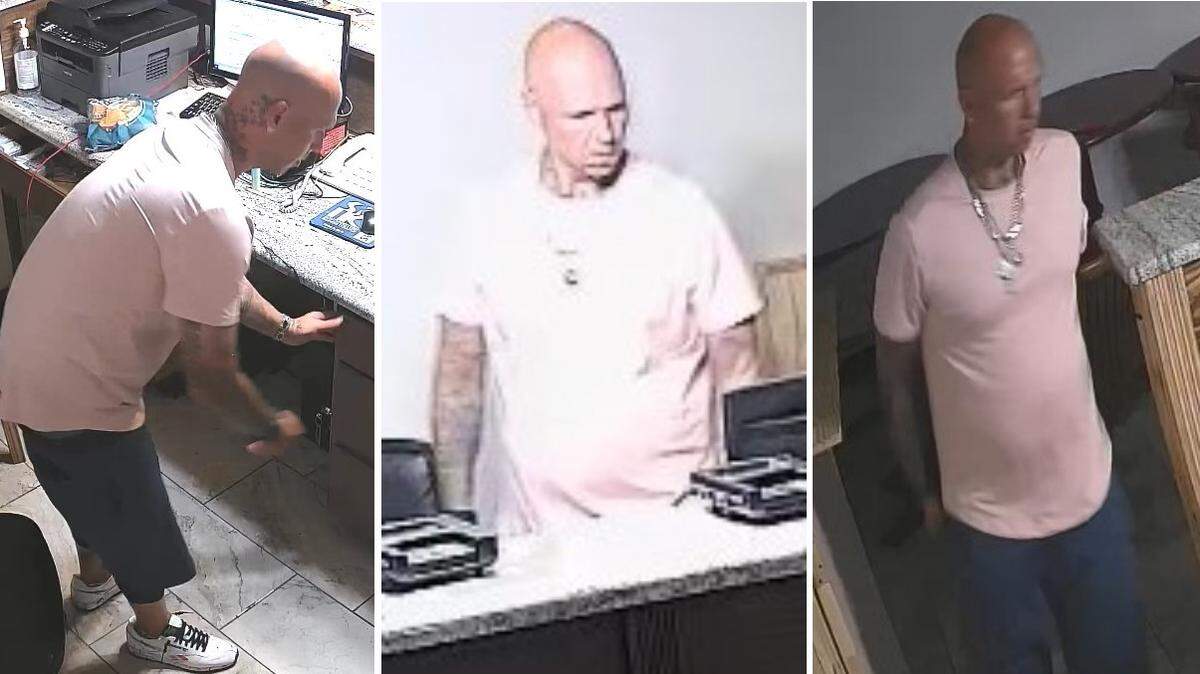 Caseyville Police Department posted these and other photos of a theft suspect on Facebook Monday.